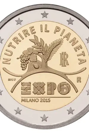 Italie 2 Euro Expo 2015 UNC Oferta