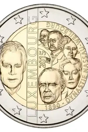 Premium Luxemburg 2 Euro Dynastie 2015 UNC