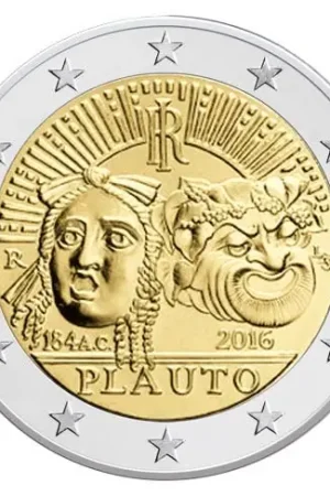 Italie 2 Euro Plauto 2016 Wysoka jakość