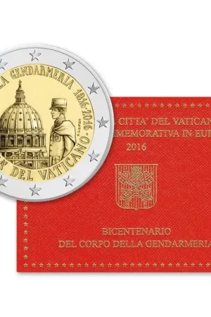 Rabat Vaticaan 2 Euro Gendarmerie 2016 BU