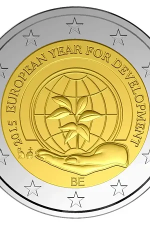 Oferta limitowana Belgie 2 Euro Ontwikkeling 2015 UNC