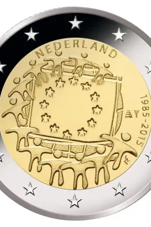 Szybka dostawa Nederland 2 Euro Europese Vlag 2015