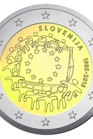 Najlepsza cena Slovenie 2 Euro Europese Vlag 2015