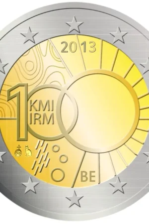Rabat Belgie 2 Euro 100 Jaar KMI 2013