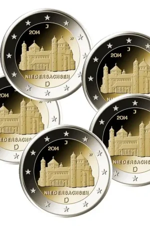 Duitsland 2 Euro Set Niedersachsen 2014 UNC Premium