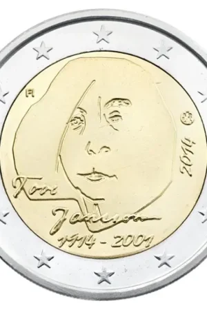 Finland 2 Euro Tove Jansson 2014 Darmowa dostawa