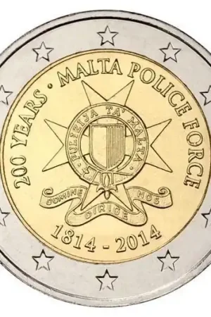 Nowość Malta 2 Euro Police Force 2014