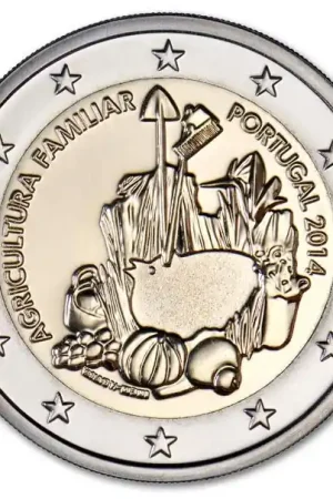 Oferta limitowana Portugal 2 Euro Agricultura 2014 UNC