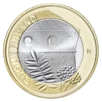 Finland 5 Euro Savonia Architectuur 2013 Wysoka jakość