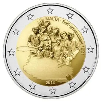 Wysoka jakość Malta 2 Euro "Zelfbestuur" 2013 UNC