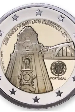 Portugal 2 Euro Clerigos 2013 Nowość