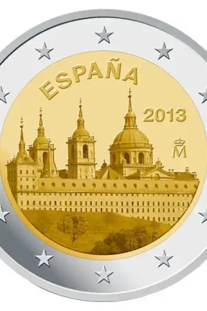 Spanje 2 Euro Escorial 2013 Zwrot pieniędzy