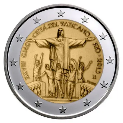 Tylko dziś Vaticaan 2 Euro Wereldjongerendagen 2013