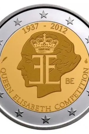 Niska cena Belgie 2 Euro Elisabeth Concours 2012
