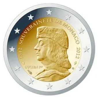 Monaco 2 Euro Lucien 2012 Oferta