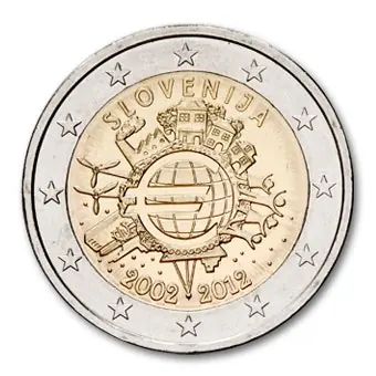 Ostatnia szansa Slovenie 2 Euro 10 Jaar Euro 2012