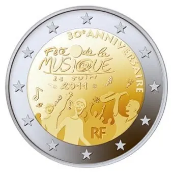 Promocja Frankrijk 2 Euro Feªte de la Musique 2011