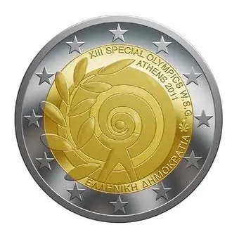 Nowość Griekenland 2 Euro Special Olympics 2011
