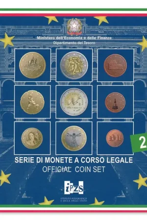 Rabat Italie BU Set 2011 + 2 Euro Republiek