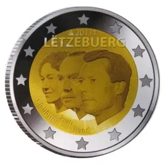 Luxemburg 2 Euro Prince Jean 2011 Oferta limitowana