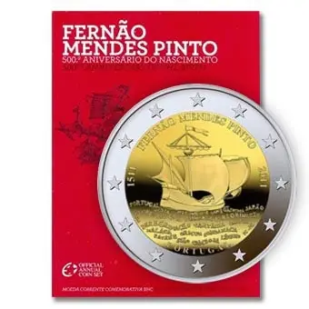 Portugal 2 Euro Mendes Pinto 2011 BU Coincard Wyprzedaż