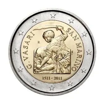 San Marino 2 Euro Vasari 2011 Kup teraz