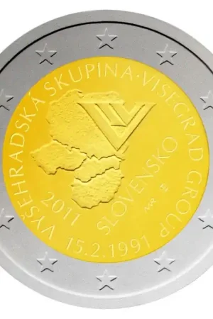 Slowakije 2 Euro Visegrad 2011 Bezpieczna płatność