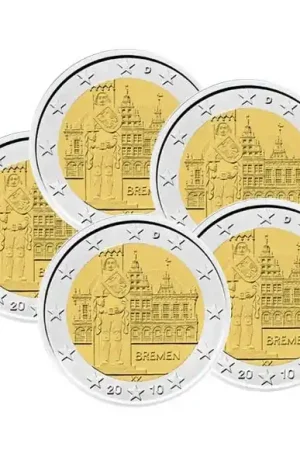 Duitsland 2 Euro Set Bremen 2010 UNC Kup teraz