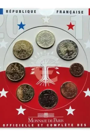 Frankrijk BU Set 2010 Autentyczny
