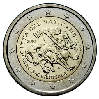 Vaticaan 2 Euro Jaar van de Priester 2010 Oferta