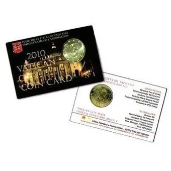 Wyprzedaż Vaticaan 50 Cent Coincard 2010