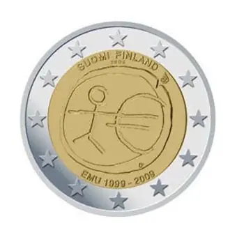 Finland 2 Euro 10 Jaar EMU 2009 Promocja