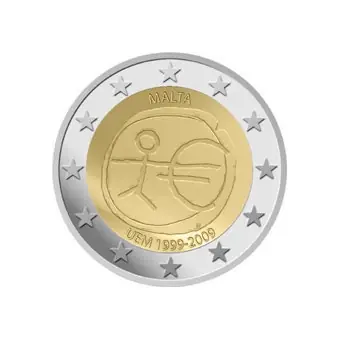 Niska cena Malta 2 Euro 10 Jaar EMU 2009