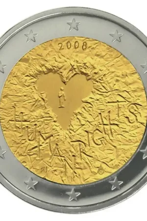 Nowość Finland 2 Euro Mensenrechten 2008
