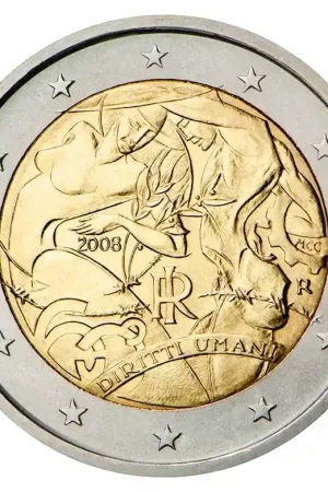 Ostatnia szansa Italie 2 Euro Mensenrechten 2008