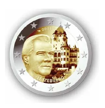 Darmowa dostawa Luxemburg 2 Euro Chateau de Berg 2008