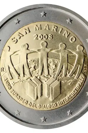 Wyprzedaż San Marino 2 Euro Dialoog 2008