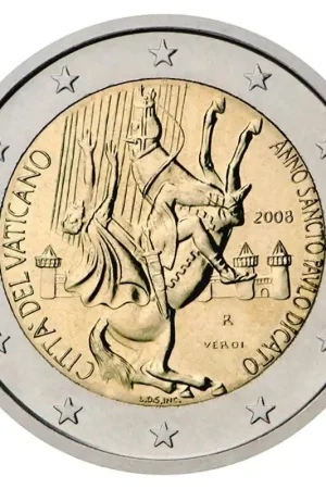 Vaticaan 2 Euro Paulusjaar 2008 Oryginalny