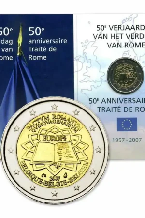 Belgie 2 Euro Verdrag van Rome 2007 FDC Rabat