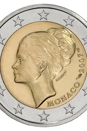 Monaco 2 Euro Grace Kelly 2007 Promocja