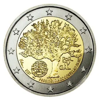 Portugal 2 Euro EU Voorzitter 2007 Premium