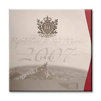 Wysoka jakość San Marino BU Set 2007 + 5 Euro