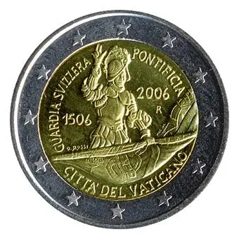 Vaticaan 2 Euro Zwitserse Garde 2006 Oferta limitowana