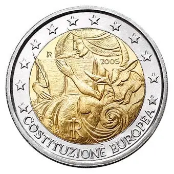 Rabat Italie 2 Euro Europese Grondwet 2005