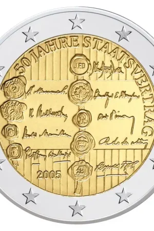 Ostatnia szansa Oostenrijk 2 Euro Staatsverdrag 2005