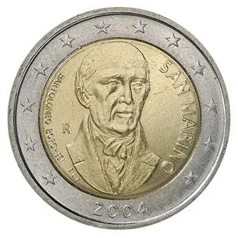San Marino 2 Euro Borghesi 2004 Wyprzedaż
