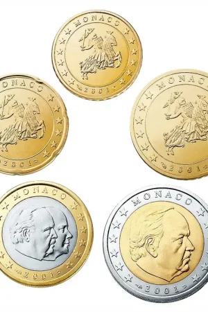 Monaco 10 cent t/m 2 euro 2003 Tani