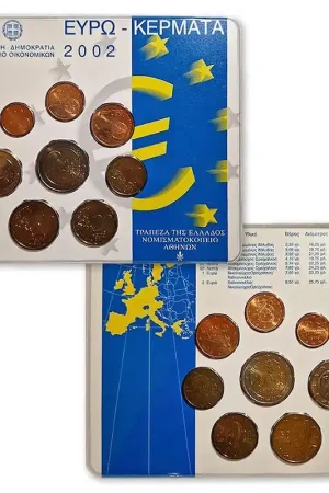Griekenland BU Set 2002 - KNM versie Darmowa dostawa