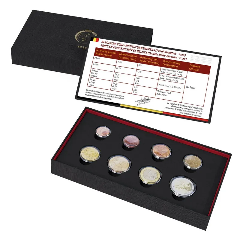 Zamów teraz Proofset Belgie 2020