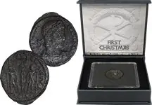 Rabat Romeinse Rijk - Contantijn de Grote, Eerste Kerstmis - 1 bronzen munt - Zeer Goed